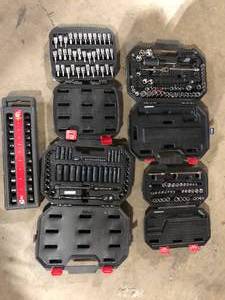 lot 23 image: Lot of  Assorted Mechanic Tool Sets and Hardware Various Models and Conditions Customer Returns  See Pictures