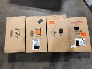 lot 44 image: Lot of Winado Black 5-Tier Heavy Duty Steel Freestanding Garage Storage Shelving Unit (21.3 in. W x 59 in. H x 11.42 in. D)Customer Returns See Pictures