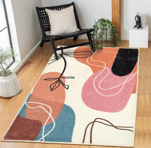 lot 119 image: Wonnitar Boho Art 3x5 Bedroom Rug