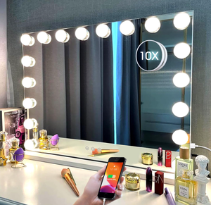lot 122 image: Vanity Mirror with Lights-Large Makeup Mirror