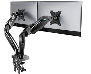lot 133 image: HUANUO Dual Monitor Stand Base for 17 to 27 Inch Computer Screens