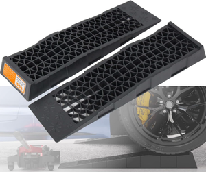lot 202 image: 2 Pack OULEME Low Profile Car Service Ramp