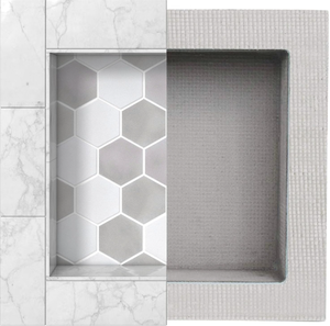 lot 232 image: Houseables Shower-Niche, Insert Storage-Shelf