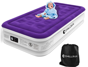 lot 238 image: CHILLSUN Twin Air Mattress with Built in Pump 16