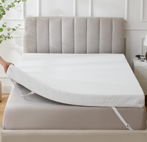 lot 240 image: HomeMate Memory Foam Mattress Topper Full - 3 Inch
