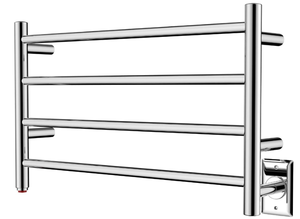 lot 321 image: HEATGENE 4 Bar Towel Dryer Wall-Mounted Plug-in Bath Towel Heater