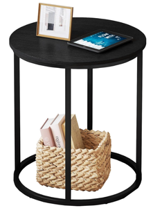 lot 324 image: Yusong Round End Table, 20 Accent Small Side Table