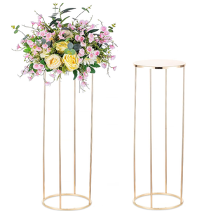 lot 326 image: Sziqiqi Gold Wedding Centerpieces for Tables Tall Offered in 3 different sizes