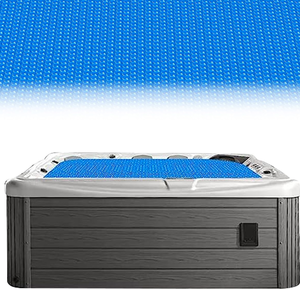 lot 215 image: ISTATSO Hot Tub Thermal Blanket Bubble Cover Insulation Blanket, 7ft x 7ft 16-mil Solar Pool Cover