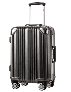 lot 309 image: Coolife Luggage Aluminium Frame Suitcase TSA Lock