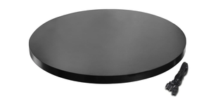 lot 318 image: fotoconic Black Motorized Rotating Turntable Display Stand