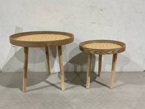 lot 325 image: Round Coffee Table Set of 2