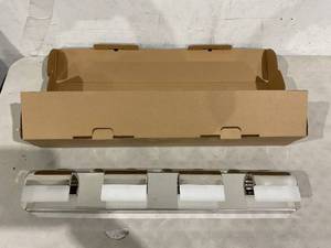 lot 334 image: SOLFART LED Dimmable Modern Vanity Lights Bathroom Wall 4 Lights