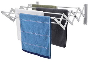 lot 261 image: X-cosrack Accordionwall mounterd Drying Rack for Laundry