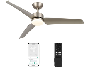lot 268 image: VONLUCE 52 Inch Ceiling Fan with Lights and Remote