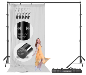 lot 270 image: LimoStudio Heavy Duty New Gen. Backdrop Stands 10 x 9.8 ft.