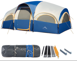 lot 276 image: GoHimal 8 Person Waterproof Camping Tent