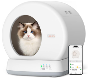 lot 6 image: MeoWant Self-Cleaning Cat Litter Box, APP Control Cat Litter Box