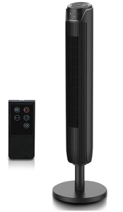lot 338 image: Senville 42 Oscillating Tower Fan for Bedroom