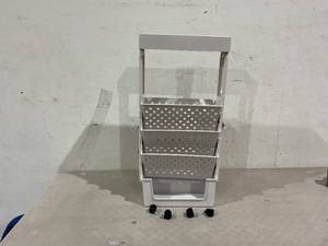 lot 380 image: Multifunctional Rolling Drawer Utility Cart