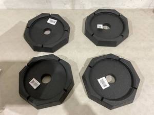 lot 433 image: SnapPad Xtra 9 Round Permanent Anti Slip Motorhome Leveling Pads