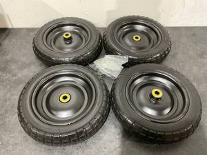 lot 180 image: 13 Utility Wheels 4 Pack