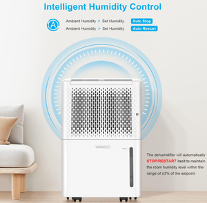 lot 385 image: WANSID 2000 Sq.Ft Dehumidifier with Auto Drain or Manual Drainage