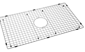 lot 424 image: Serene Valley Sink Bottom Grid 24-916 X 14-716, Centered Drain with Corner