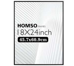 lot 426 image: Homso 18x24 Black Picture Frame withPlexiglass for Wall Mounting
