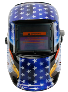 lot 54 image: Geelife Solar Powered Welding Helmet Auto Darkening Hood with Adjustable Shade Range
