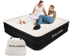 lot 154 image: Englander Air Mattress wBuilt in Pump - Luxury Double High
