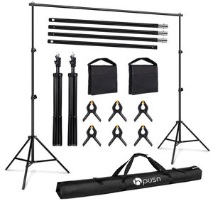 lot 185 image: HPUSN Backdrop Stand Adjustable Photoshoot
