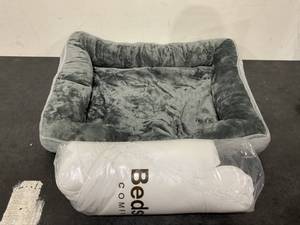 lot 487 image: Bedsure Foam Pet Bed Medium Grey