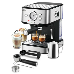 lot 66 image: Gevi Espresso Machine with steamer 15 Bar Cappuccino Coffee Maker for Latte Mocha