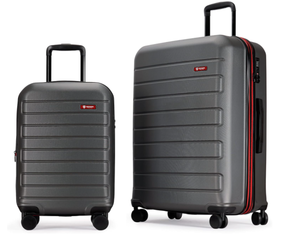 lot 70 image: GinzaTravel 2-Piece ABS Luggage Set with TSA Locks