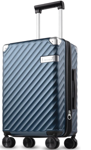 lot 80 image: LUGGEX Carry On Luggage 22x14x9 Airline Approved