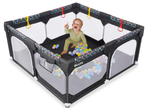 lot 85 image: BCCPL Baby playpen with Gates