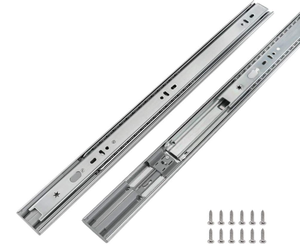 lot 95 image: LOT OF 7 LONTAN Soft Close Drawer Slides 22 Inch Kitchen Drawer Slides