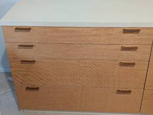 lot 59 image: Vintage Henredon Brass Handled Low Dresser