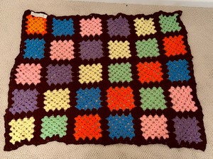 lot 112 image: Three Vintage Petite Afghans