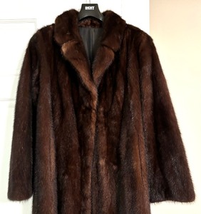 lot 126 image: Sleek Mink Coat by Saga Mink