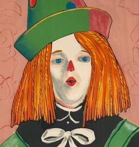 lot 14 image: Colorful Clown Limited Edition Framed Print