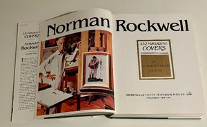 lot 188 image: Large Norman Rockwell Coffee Table Book by Christopher Finch