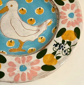 lot 194 image: Artisan Pottery Platter
