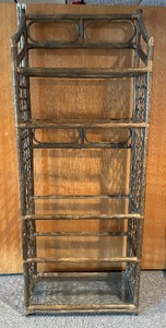 lot 260 image: Vintage Bamboo Shelf