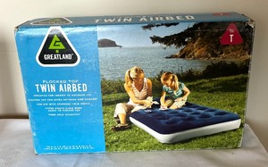 lot 312 image: Two New Twin Air Beds by Greatland