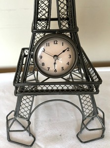 lot 313 image: Exciting Eiffel Tower Clock