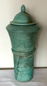 lot 317 image: Beautiful Signed Pottery Vase and Urn