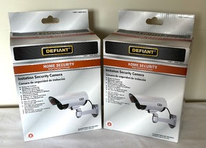 lot 319 image: New Defiant Home Security Cameras and Warning Signs