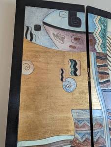 lot 13 image: Contemporary Six Panel Lam Lee Room Divider